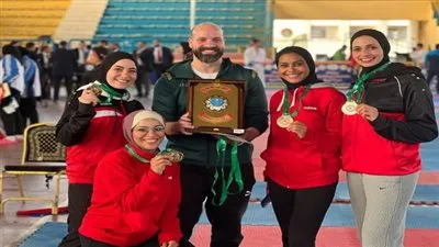 في الدوري الممتاز للكاراتيه طلائع الجيش أبطال الكوميتيه والأهلي للكاتا