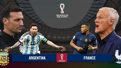 عاجل.. 85 قناة مفتوحة تنقل مباراة فرنسا والأرجنتين في نهائي كأس العالم قطر 2022