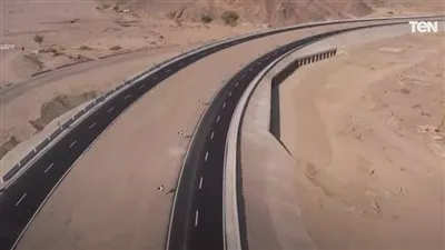 شاهد.. أحدث تصوير جوي لـ الطريق الدائري بين شرم الشيخ ودهب