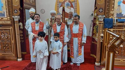 رسامة شمامسة لكنيسة العذراء ومار جرجس بنيو كاسيل بأستراليا