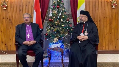 بطريرك الأقباط الكاثوليك يستقبل رئيس الطائفة الإنجيلية للتهنئة بعيد الميلاد المجيد
