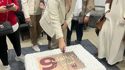  إيمان رياض تحتفل بمرور ٩ سنوات على 