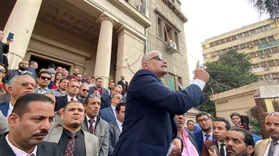 اتحاد محامي مصر يعلنون اعتصامهم داخل النقابة العامة 