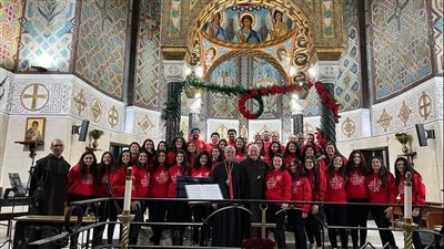 حفل ترانيم الميلاد ببازيليك القديسة تريزا بشبرا