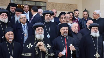 بطريرك الأقباط الكاثوليك يستقبل البابا تواضروس للتهنئة بعيد الميلاد المجيد 