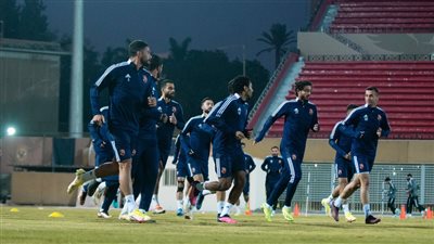 الخطيب يحضر مران الأهلي الأخير قبل مواجهة سيراميكا كليوباترا