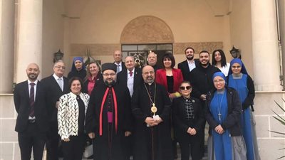 بطريرك الأقباط الكاثوليك يستقبل المدبر البطريركي للكلدان بمصر للتهنئة بعيد الميلاد المجيد