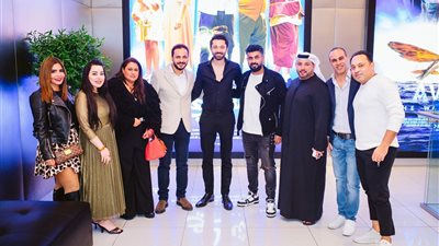 كريم محمود عبد العزيز وبيتر ميمي يحتفلان بالعرض الخاص لفيلم شلبي في دبي (صور)