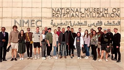 فريق ديزني أون آيس يزور المتحف القومي للحضارة المصرية