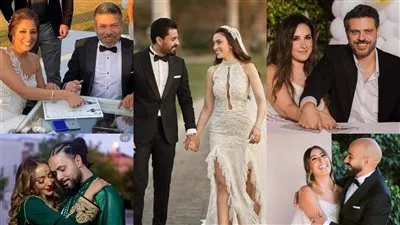 عبد الفتاح الجريني وإسلام جمال.. تعرف على أشهر 5 زيجات في 2022