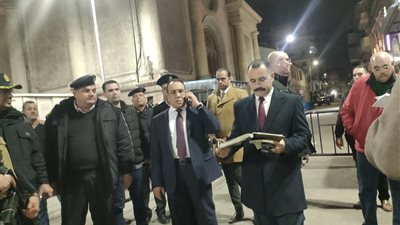 مدير أمن بورسعيد يشدد على اليقظة بمحيط الكنائس (صور)