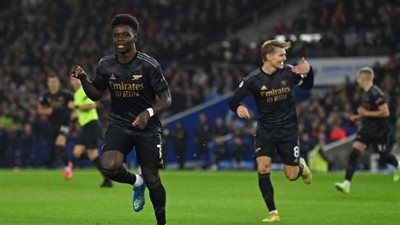 نتيجة وملخص أهداف آرسنال وبرايتون اليوم السبت في الدوري الإنجليزي الممتاز.. شاهد الآن