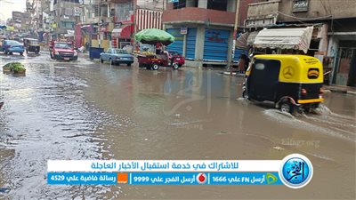 أمطار غزيرة تضرب 