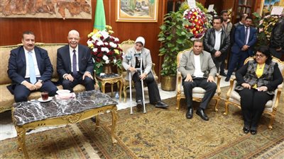 المحافظ يهنئ رئيس جامعة المنوفية الجديد بتوليه مهام منصبه