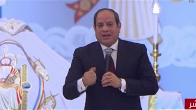 الرئيس السيسي مهنئا للأقباط: متخافوش ربنا موجود