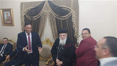 قيادات الدقهلية تقدم التهاني لكنائس المنصورة.. صور 