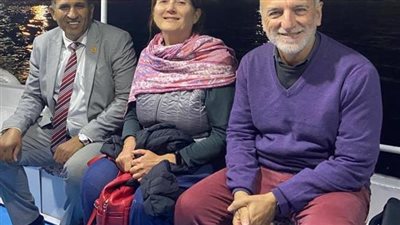 المستشار الثقافي الإيطالي  يزور رئيس جامعة أسوان الأسبق