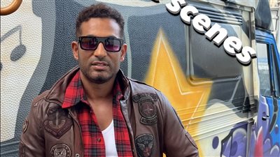 شاهد.. عمرو سعد من كواليس عمل جديد له