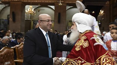 صلوات وتهاني عيد الميلاد بإيبارشية بني سويف