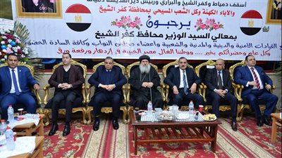 صلوات وتهاني عيد الميلاد المجيد بإيبارشية دمياط وكفر الشيخ والبراري