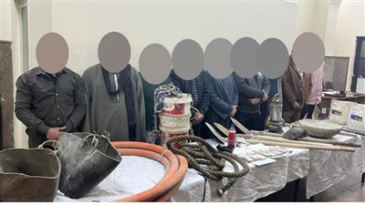 الداخلية تواصل جهودها في مكافحة جرائم الحفر والتنقيب غير المشروع عن الآثار