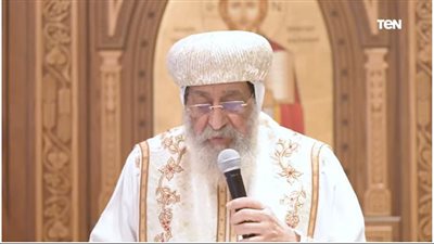شاهد.. البابا تواضروس يترأس قداس عيد الختان بالمقر الباباوي في القاهرة