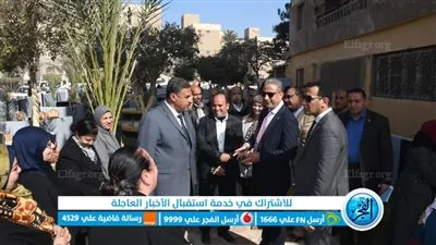 محافظ الفيوم يتفقد حديقة ميدان 