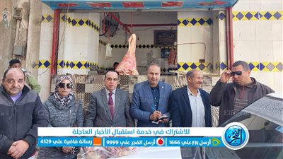 حملة مكبرة من الطب البيطري والتموين وحماية المستهلك بمدينة الفيوم