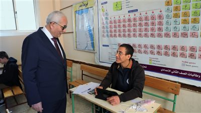 وزير التعليم يتفقد سير امتحانات الشهادة الإعدادية وأولى ثانوي بالقاهرة الجديدة