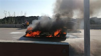 ضبط عامل إضرام النيران بسيارة شخص بالشروق 