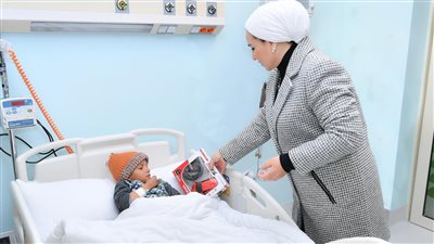 عاجل.. انتصار السيسي تُشيد بالخدمات المقدمة بمستشفى شفاء الأورمان لسرطان الأطفال