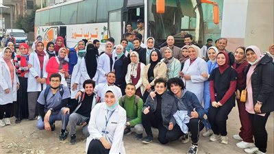 جامعة الإسكندرية: الكشف على 840 مريضا خلال قافلة أبو المطامير بالبحيرة 