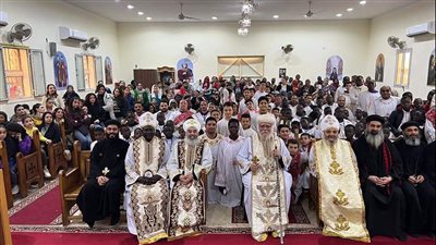 رسامة شمامسة في عيد 