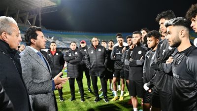 وزير الرياضة يشهد مران المنتخب الأوليمبي استعدادا لمباراتى زامبيا بالتصفيات الإفريقية المؤهلة للأولمبياد
