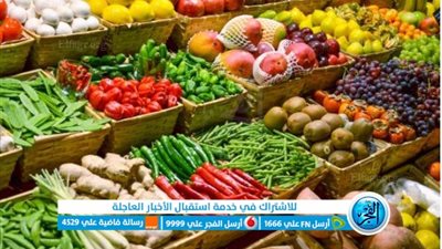 أسعار الخضروات والفاكهة اليوم بأسواق الجملة ومعارض اهلا رمضان