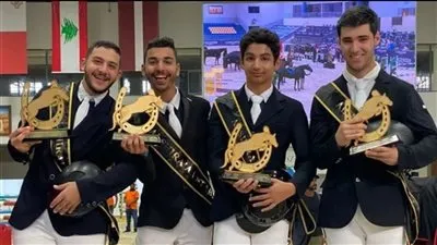 منتخب مصر للناشئين تحت 18 لقفز الحواجز يحقق بطولة الشارقة الدولية