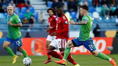 عاجل.. نتيجة مباراة الأهلي وساوندرز بعد نهاية الشوط الأول في ربع نهائي كأس العالم للأندية