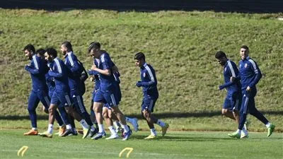 تدريبات استشفائية للاعبي الأهلي المشاركين في مباراة سياتل ساوندرز