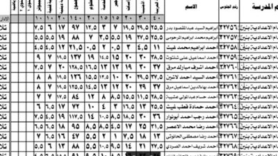 انفراد لبوابة الفجر.. رابط نتيجة الشهادة الإعدادية بالمنوفية الآن بالاسم ورقم الجلوس