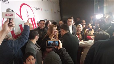 وصول مادلين طبر العرض الخاص لفيلم 