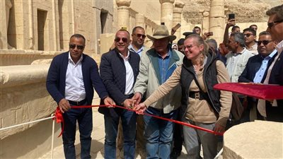 افتتاح في معبد حتشبسوت ومقبرة ميرو في العساسيف بالبر الغربي بالأقصر 