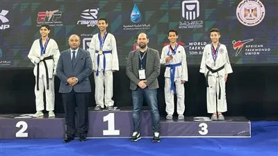 نتائج منافسات الناشئين والناشئات لمنافسات بطولة مصر الدولية للتايكوندو بالعاصمة الإدارية الجديدة