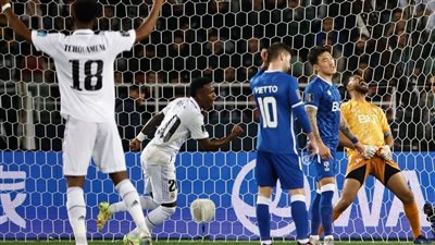 ‎بأهداف فينيسيوس وبنزيما وماريجا.. ريال مدريد يتقدم على الهلال 2-1 في الشوط الأول بنهائي مونديال الأندية‎