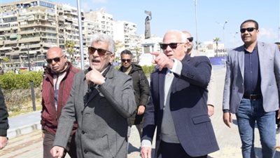 محافظ بورسعيد: قرب الانتهاء من تطوير المرحلة الأولى من الممشى السياحي بطول ١٧٥م