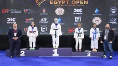 نتائج ختام منافسات الناشئين والناشئات في اليوم الثاني من بطولة مصر الدولية للتايكوندو