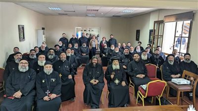 تنظيم السيمنار التاسع لمجمع كهنة المعادي