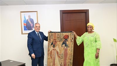 وزير الري ونظيره الكنغولي يتفقدان 