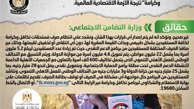 الحكومة تكشف حقيقة صدور قرار بتخفيض قيمة مستحقات برنامج الدعم النقدي 