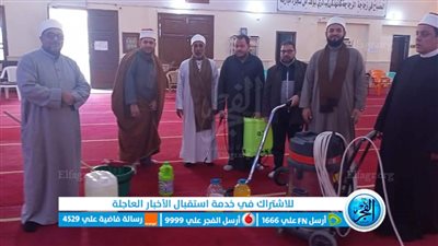 استمرار الحملة المكبرة لنظافة المساجد وتعقيمها في الإسماعيلية 