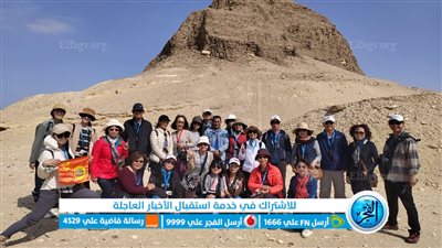 هرم اللاهون بالفيوم يستقبل وفود سياحية من تايوان والصين والأرجنتين 